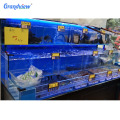 Contadores de mariscos de lujo de GRANDVIEW Factory Supermarket Glass Luxury